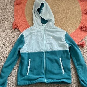 Blue and silver Nike zip up jacket/hoodie